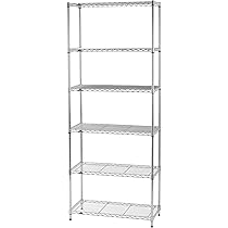 Amazon｜【別注組合せ販売】ルミナス メタルラック ライトシリーズ 6段